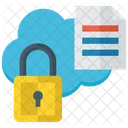 Locked Data Protected Data Data Safety Icon