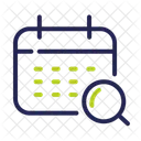 Data De Pesquisa Calendario Data Ícone