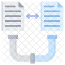 Data Pipeline File Data Icon