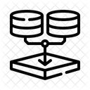 Data Pipeline Flow Transfer Icon