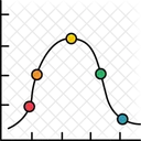 Data Point Statistical Measurement Data Collection Icon