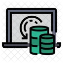 Data Portability Data Movement Easy Data Collection Icon
