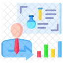 Data Presentation Science Chemical Icon