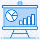 Data Presentation Business Presentation Bar Chart Analysis Icon