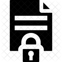 Data Privacy Icon - Download in Glyph Style