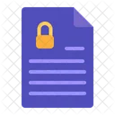 Data Privacy Data Protection File Icon