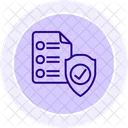 Data Privacy Line Icon Icon