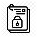 Data Privacy Protection Cybersecurity Icon