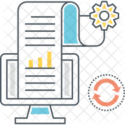 Data Processing  Icon