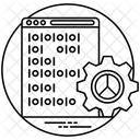 Processing Binary Coding Icon