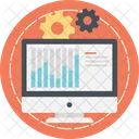 Data Processing Cogwheel Icon