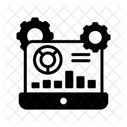 Data Processing Icon - Download in Glyph Style