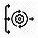 Data Processing Ai Computing Automation Icon