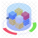 Data Technology Data Processing Big Data Icon