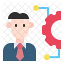 Bussiness Bussinessman Process Icon