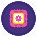 Data Processor Micro Processor Processor Chip Icon