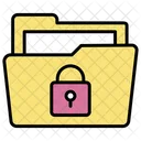 Data Protected Folder Security Pin Icon