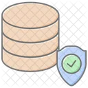 Data Protection Lineal Color Icon Icon