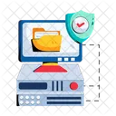 Data Protection Data Security Data Authentication Icon