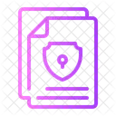 Data Protection Locker Document Icon