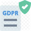 Data Protectionv Data Protection Gdpr Icon