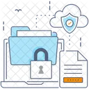 Folder Security Locked Folder Secure Document Icon