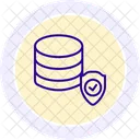 Data Protection Line Icon Icon