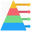 Data Pyramid Pyramid Graph Pyramid Icon