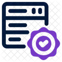 Data Quality Clean Verify Icon