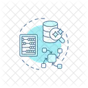 Cognitive Computing Data Quality And Quantity Data Icon