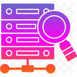 Data Query Icon - Download in Gradient Style