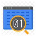 Data Query Data Search Online Marketing Icon