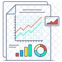 Data Analysis Report Data Report Evaluation Report Icon