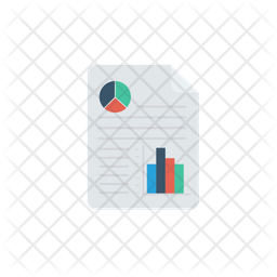 Data Report Icon - Download in Flat Style