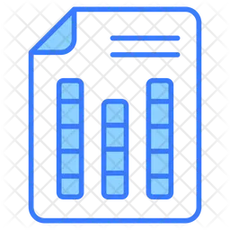 Data report Icon - Download in Dualtone Style