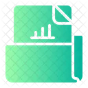 Data Report Files And Folders Analytics Icon