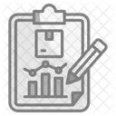 Business Statistics Business Report Data Analytics Icon