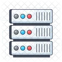 Data Server Server Rack Data Repository Icon