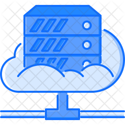 Data repository Icon - Download in Colored Outline Style
