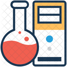 Data Research Icon - Download in Colored Outline Style