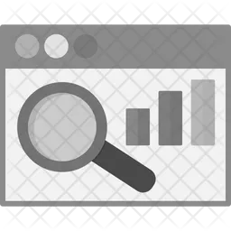 Data Research Icon - Download in Flat Style