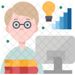 Data Scientist Icon - Download in Flat Style