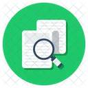 Content Search Document Search Document Analysis Icon