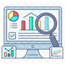 Data Analysis Data Search Analytical Analysis アイコン
