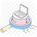 Data Search Data Analysis Data Evaluation Icon
