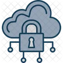 Data Secure Cloud Security Cloud Lock Icon