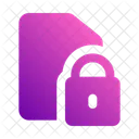 Data Security Document Security Icon
