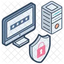 Data Security Database Security Data Protection Icon