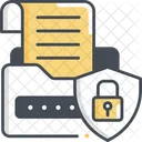 Data Security File Lock File Security Icon