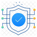 Data Security Data Privacy Secure Document Icône